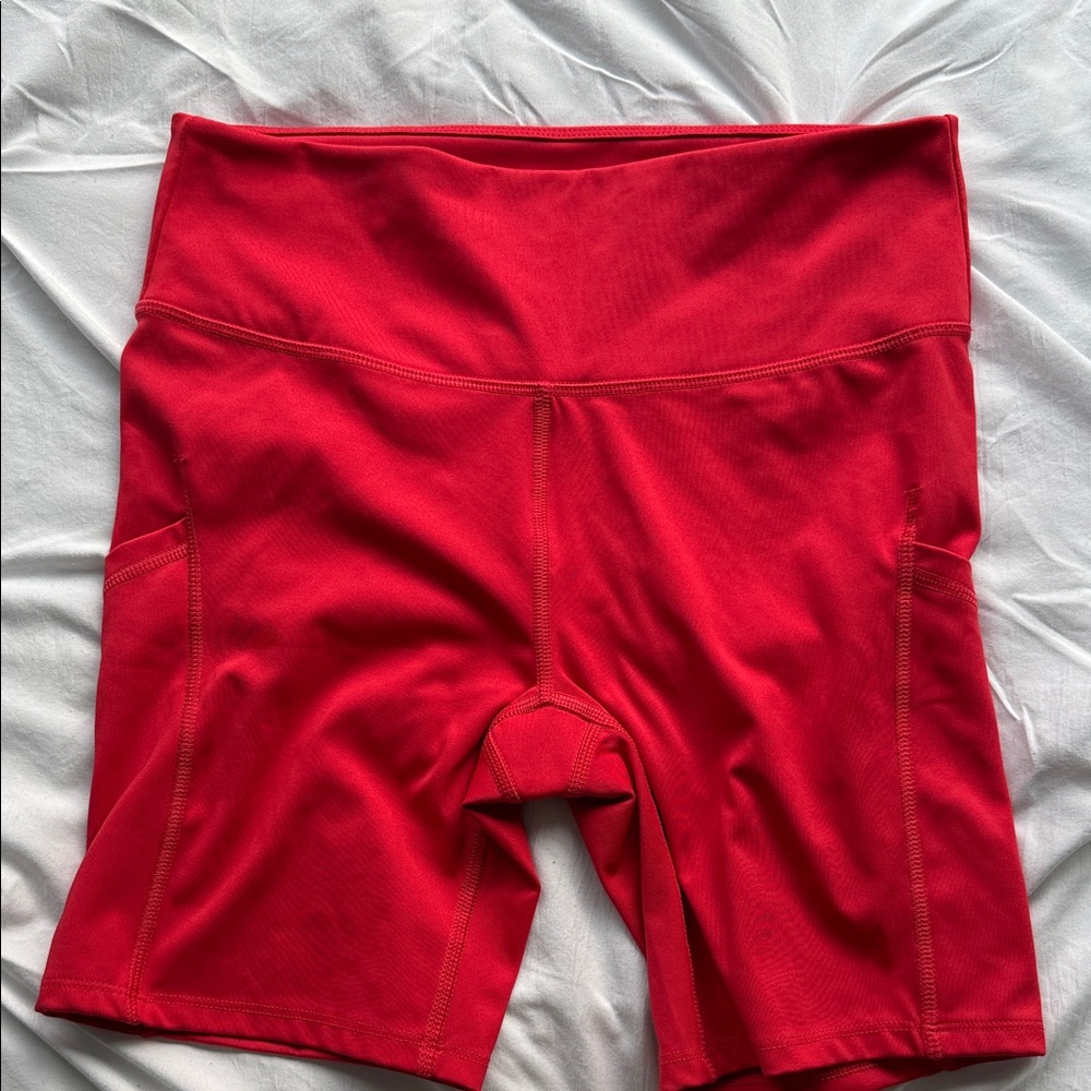 All in Motion Red Women's Bike Shorts